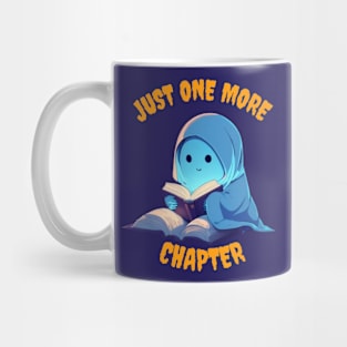 just one more chapter halloween ghost Mug